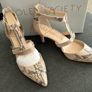 Sole Society Women's Snakeskin Heels